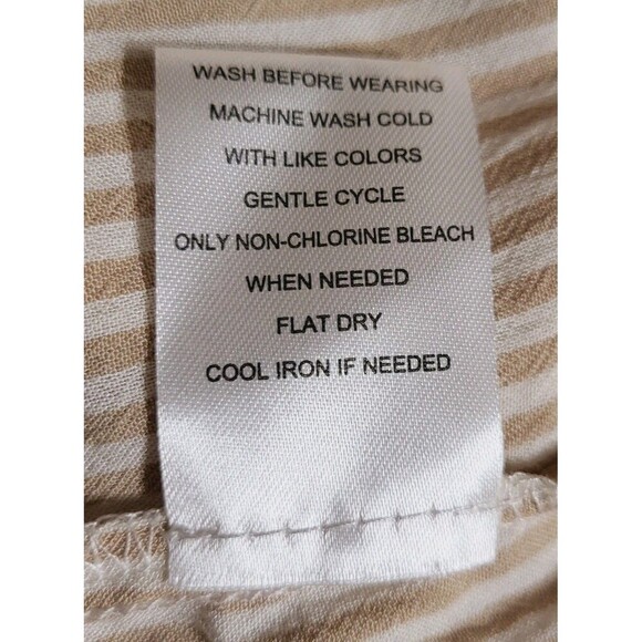 Lucky Brand Tiered Wrap Front Flutter Sleeve Midi Dress Plus XXL Latte Romantic - Picture 8 of 9